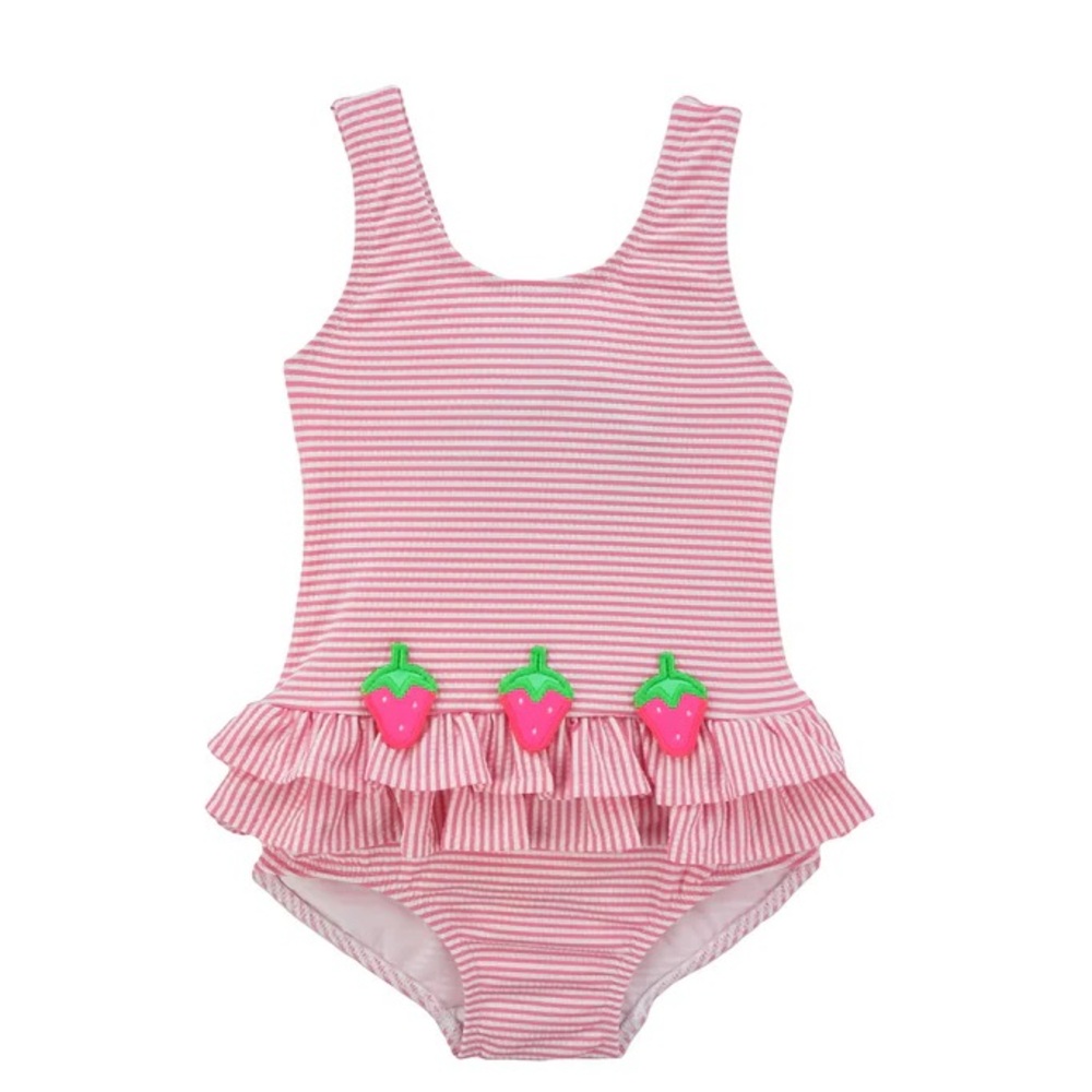 Brand new with tags Florence Eiseman girls Size 6 seersucker bathing suit